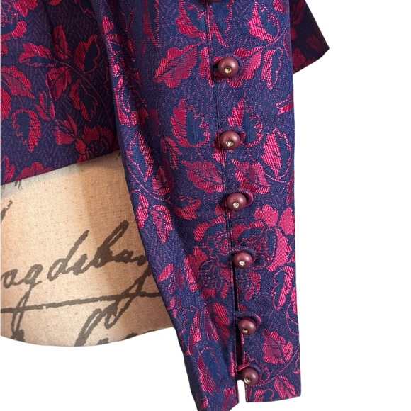 C’estbien High Fashion Victorian Jacket Purple Multicolor Size Unknown - Picture 5 of 9